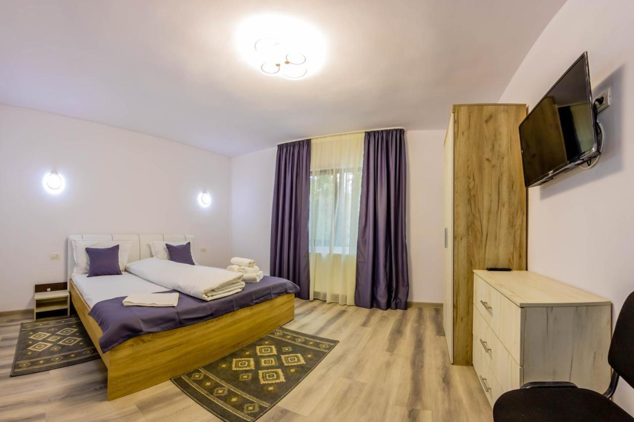 Pensiunea D & Ylan Hotel Novaci-Străini Buitenkant foto