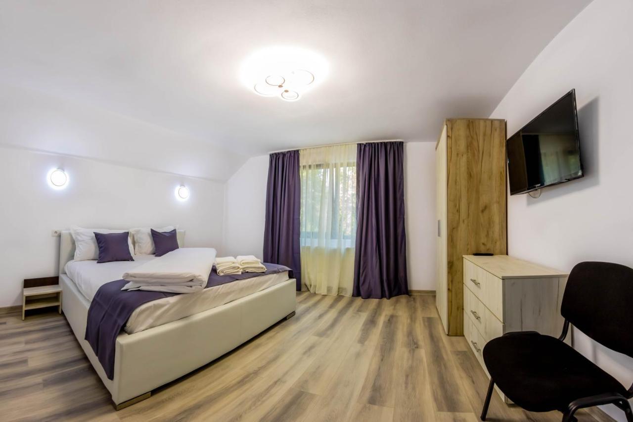 Pensiunea D & Ylan Hotel Novaci-Străini Buitenkant foto