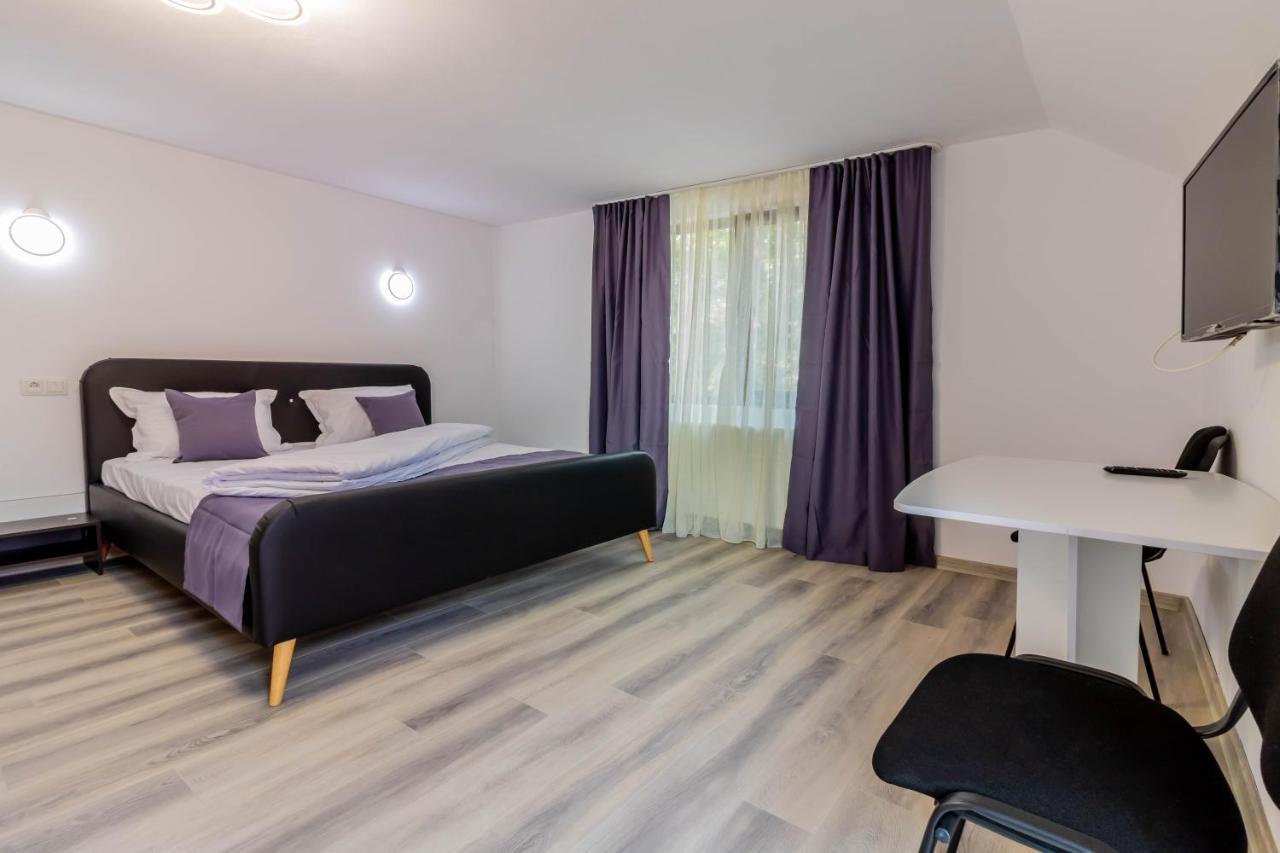Pensiunea D & Ylan Hotel Novaci-Străini Buitenkant foto