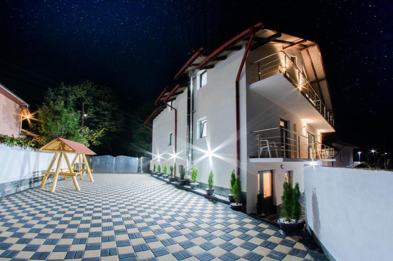 Pensiunea D & Ylan Hotel Novaci-Străini Buitenkant foto